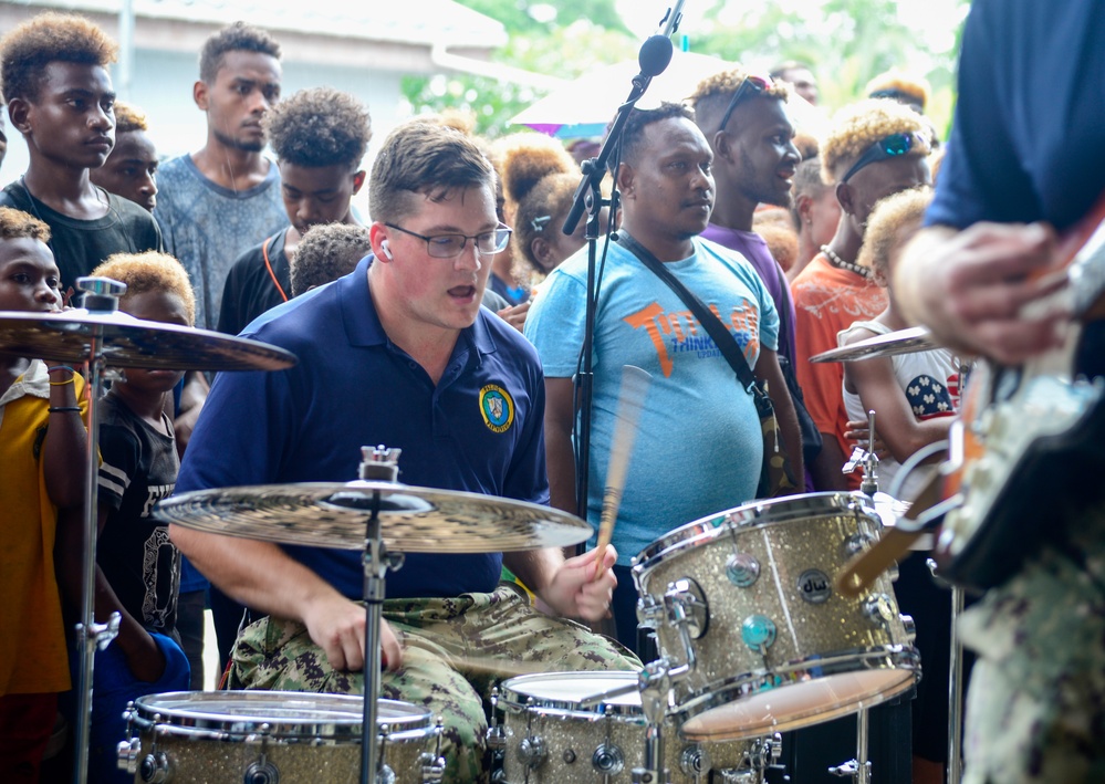 Pacific Partnership 2024-1: Auki Solomon Islands Band Concert