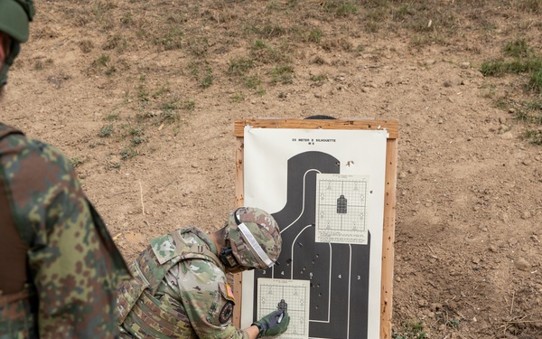 German soldiers qualify on US Army range