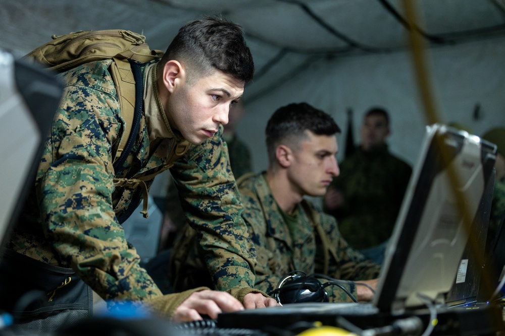 Freezing Winds 23: Marines with Marine Air Control Squadron 2 conduct air operations