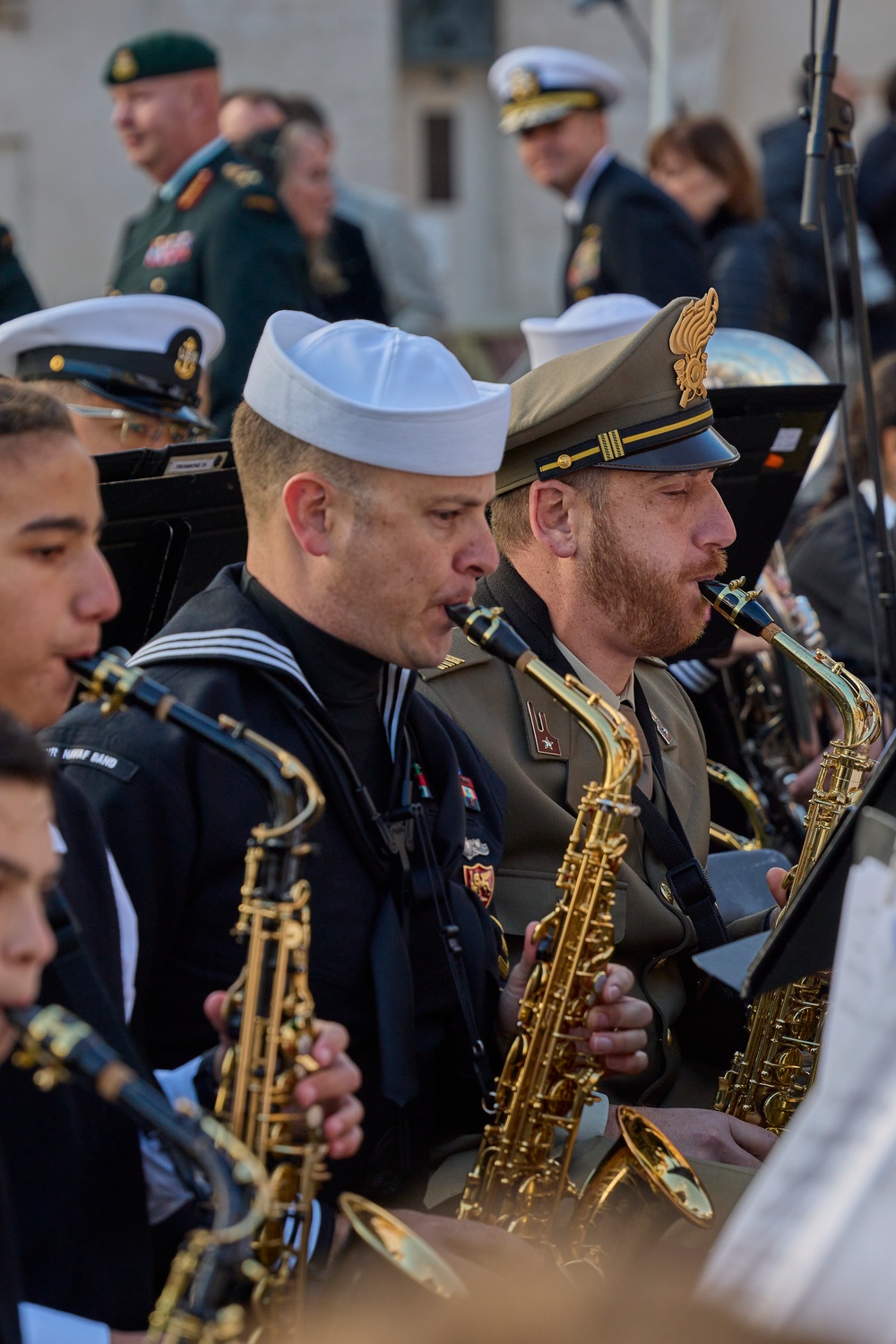 Joint Forces perform at the Vatican City