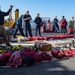 USS Ronald Reagan (CVN 76) Sailors prepare for crash gear inspection