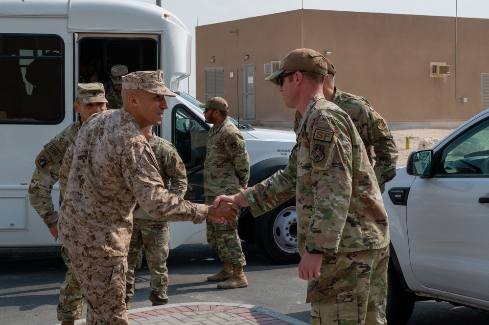 Central Command Senior Enlisted Leaders visit bases in CENTCOM AOR