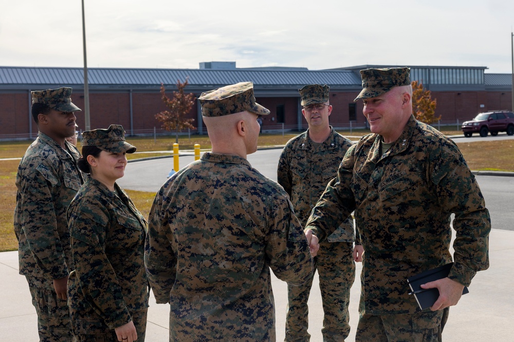 Staff Judge Advocate to the Commandant of the Marine Corps visits MARSOC