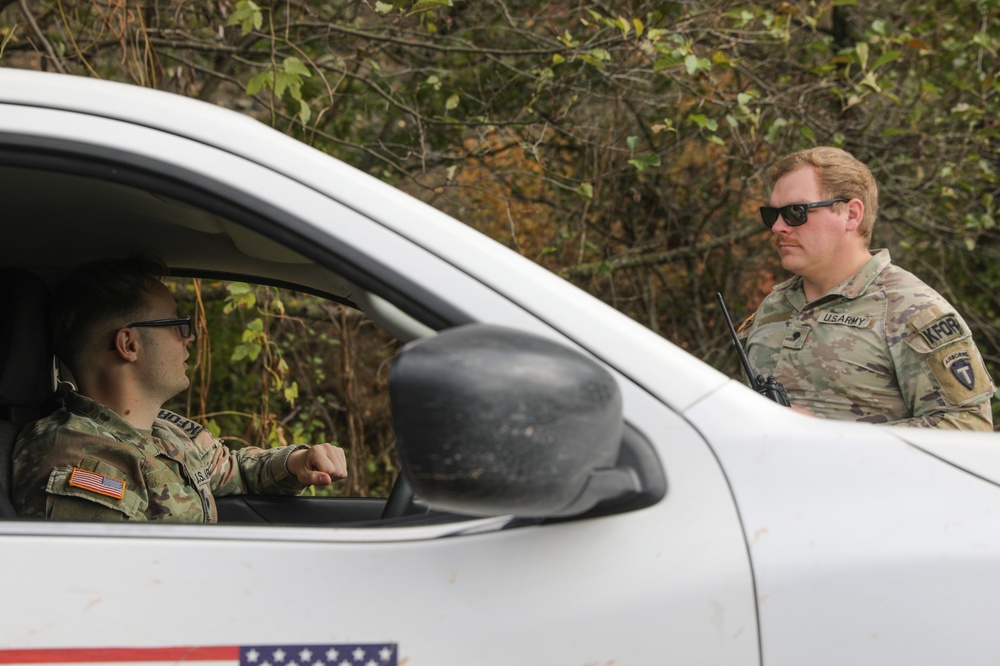 U.S. Patrol in Kosovo