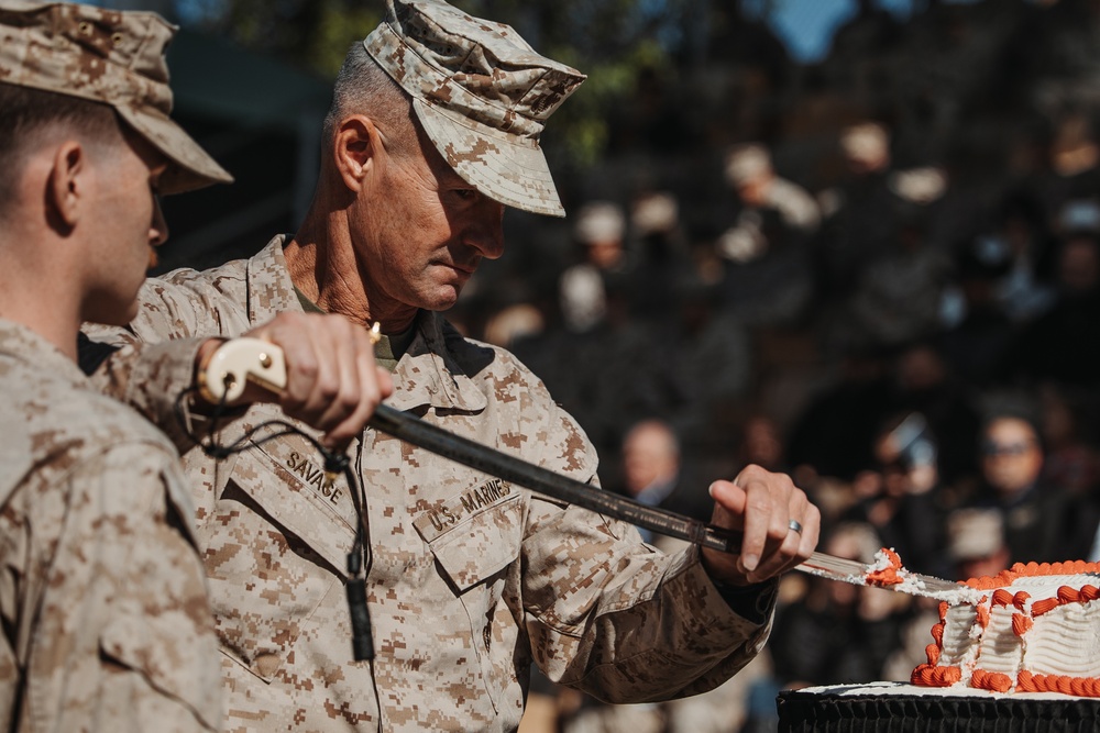 Combat Center Marines hold Marine Corps Birthday Pageant to commemorate Marine Corps’ 248th Birthday