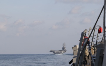 IKE Strike Group Transits the Strait of Hormuz