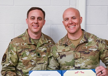 Swamp Fox Airman receives the Bronze Star Medal