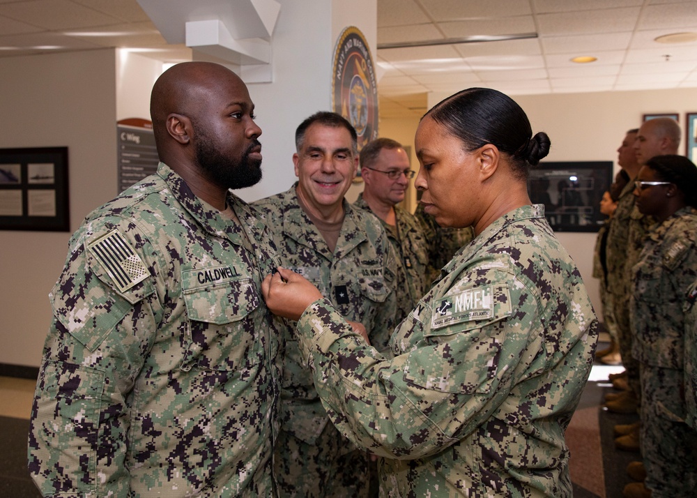 Dallas native frocked to petty officer first class