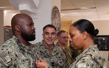 Dallas native frocked to petty officer first class