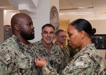 Dallas native frocked to petty officer first class