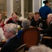 Headquarters &amp; Headquarters Squadron Commanding Officer speaks at Veterans Day Luncheon