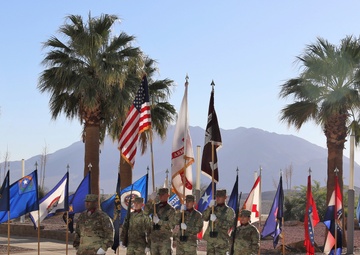 Weed Army Hospital CSM Jones Assumption of Responsibility Colors Detail