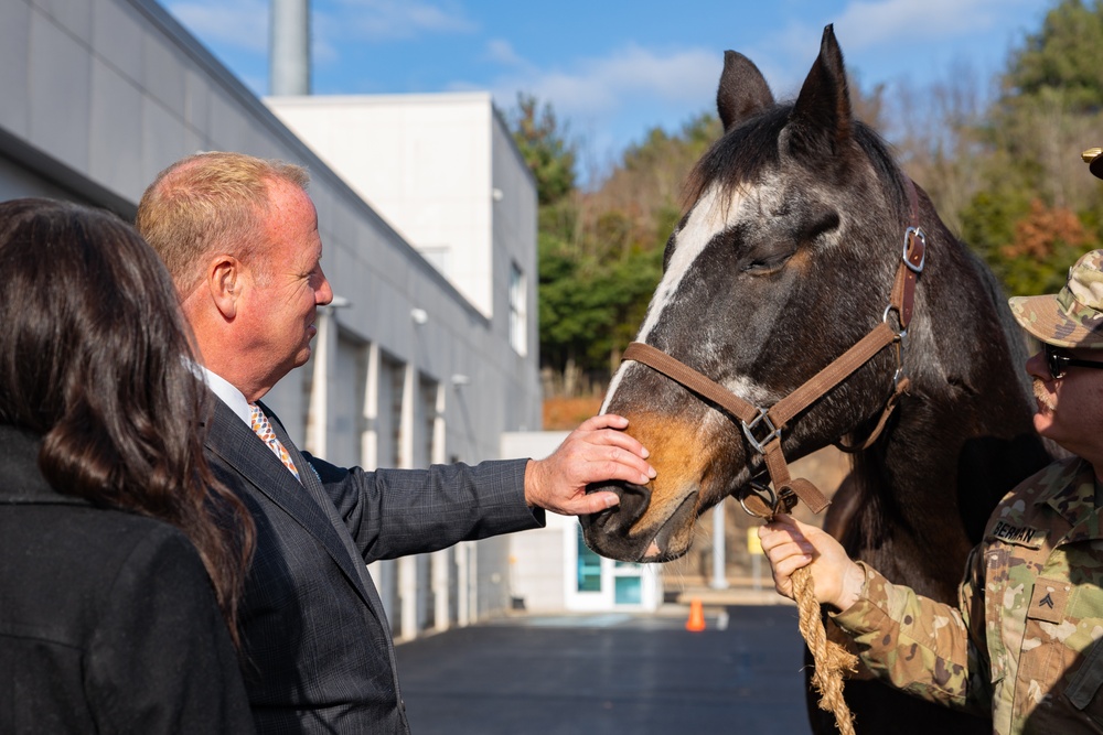 1st Company Governor’s Horse Guard Commemorate Scot Haney's extensive WFSB Channel 3 Eyewitness News career