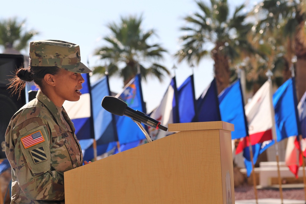 CSM Rochiqneu Jones Addresses Guests During Assumption of Responsibility Ceremony