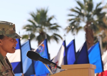 CSM Rochiqneu Jones Addresses Guests During Assumption of Responsibility Ceremony