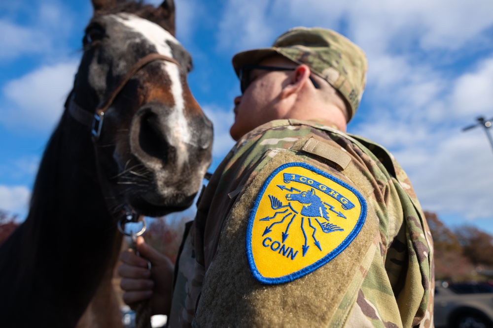 1st Company Governor’s Horse Guard Commemorate Scot Haney's extensive WFSB Channel 3 Eyewitness News career