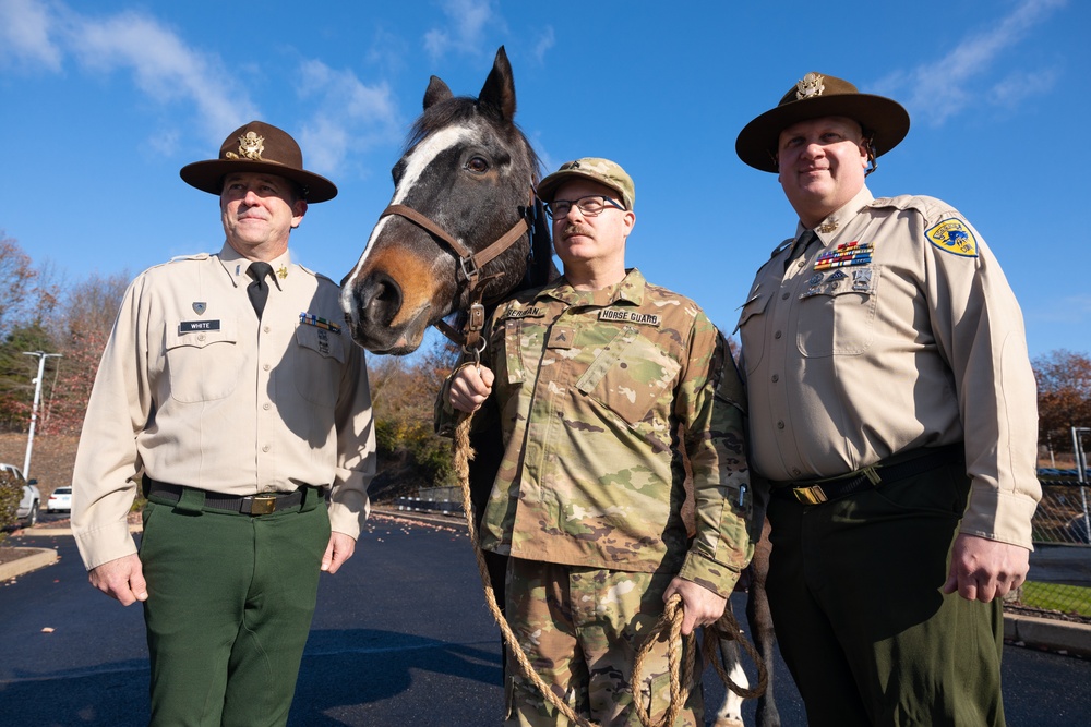 1st Company Governor’s Horse Guard Commemorate Scot Haney's extensive WFSB Channel 3 Eyewitness News career