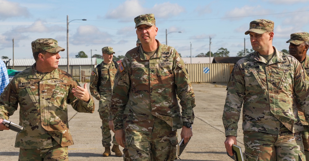 Senior Leaders Inspect and Discuss the R2E at Fort Stewart