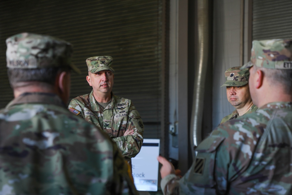 Senior Leaders Inspect and Discuss the R2E at Fort Stewart