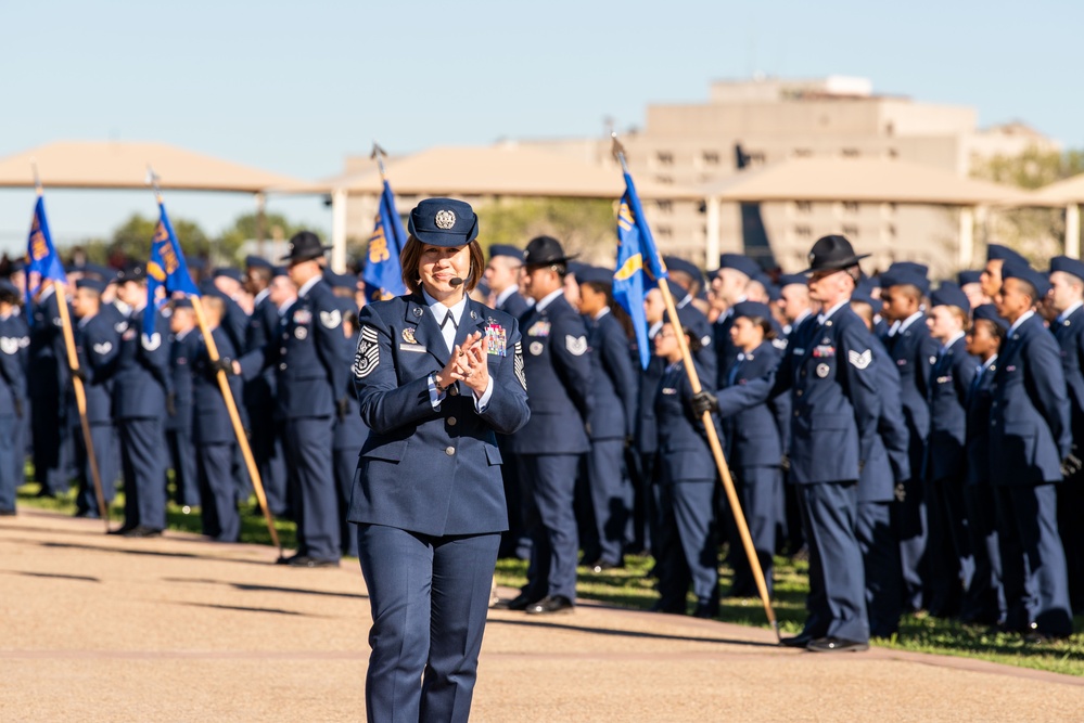 USAF Basic Military Training Graduation Ceremony: Flights 1-17