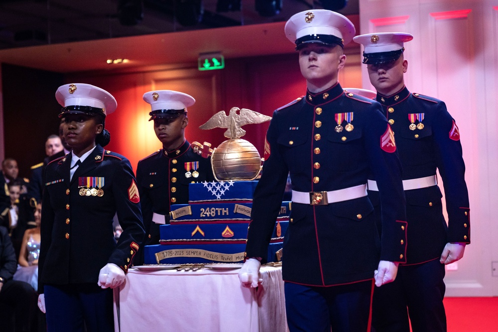 U.S. Embassy in Bogota, Colombia celebrates the 248th Marine Corps birthday