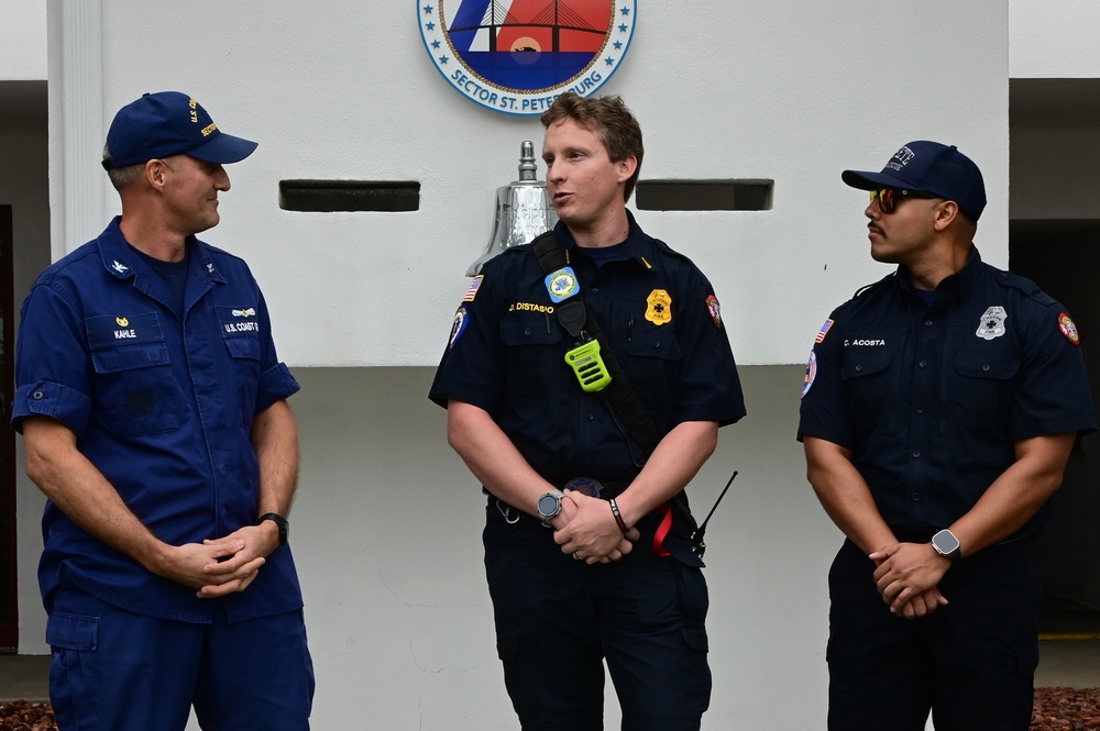 Coast Guard recognizes St. Petersburg Fire Rescue