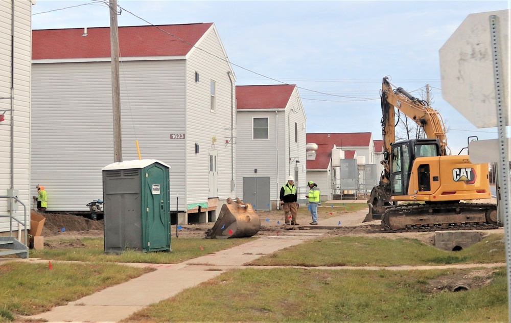 Contractors finish moving World War II-era barracks buildings to new foundations at Fort McCoy