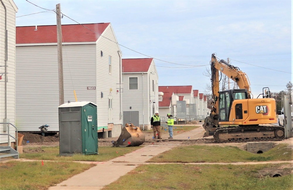 Contractors finish moving World War II-era barracks buildings to new foundations at Fort McCoy