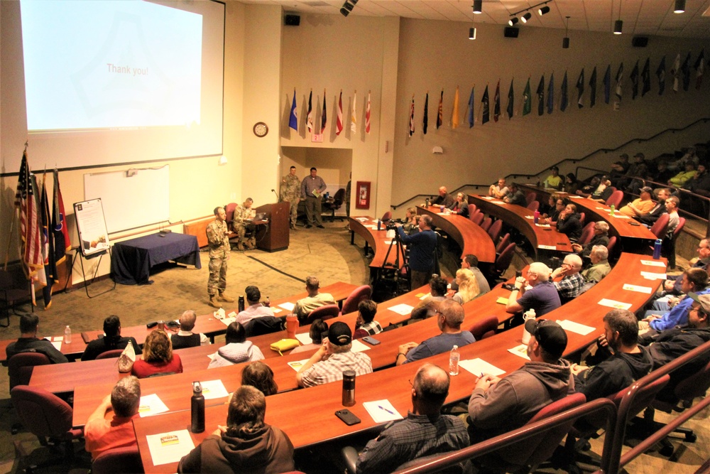 Fort McCoy Garrison leaders hold October 2023 town hall meeting with workforce