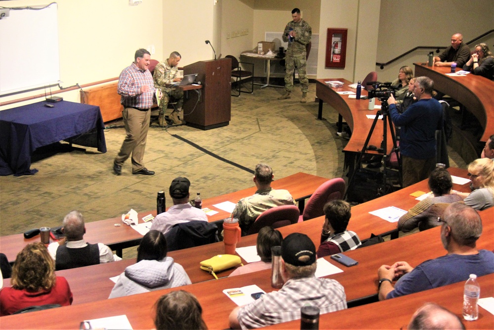 Fort McCoy Garrison leaders hold October 2023 town hall meeting with workforce