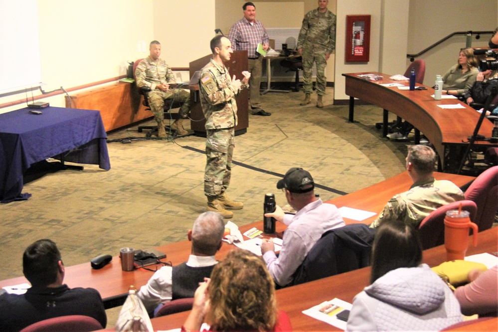 Fort McCoy Garrison leaders hold October 2023 town hall meeting with workforce