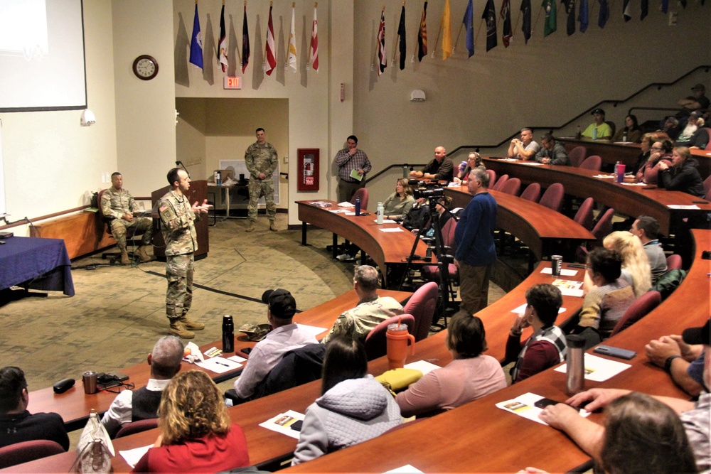 Fort McCoy Garrison leaders hold October 2023 town hall meeting with workforce