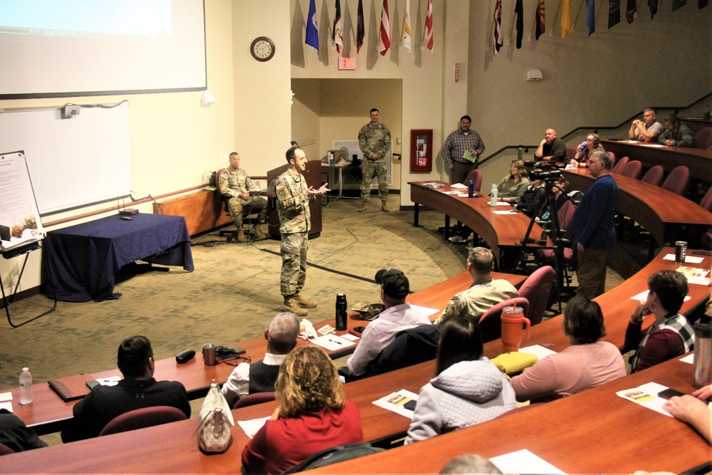 Fort McCoy Garrison leaders hold October 2023 town hall meeting with workforce