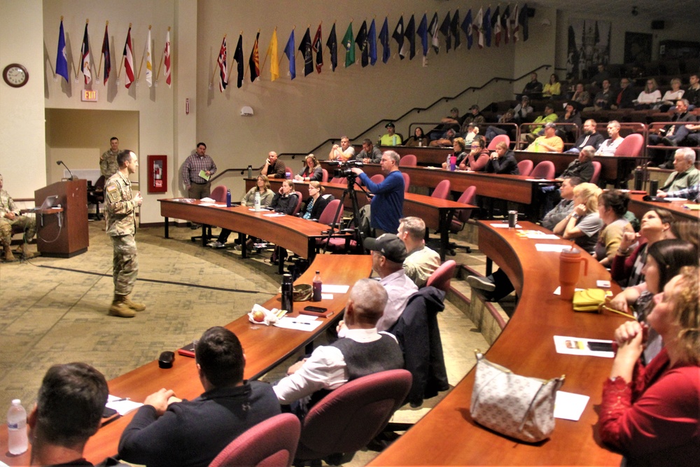 Fort McCoy Garrison leaders hold October 2023 town hall meeting with workforce