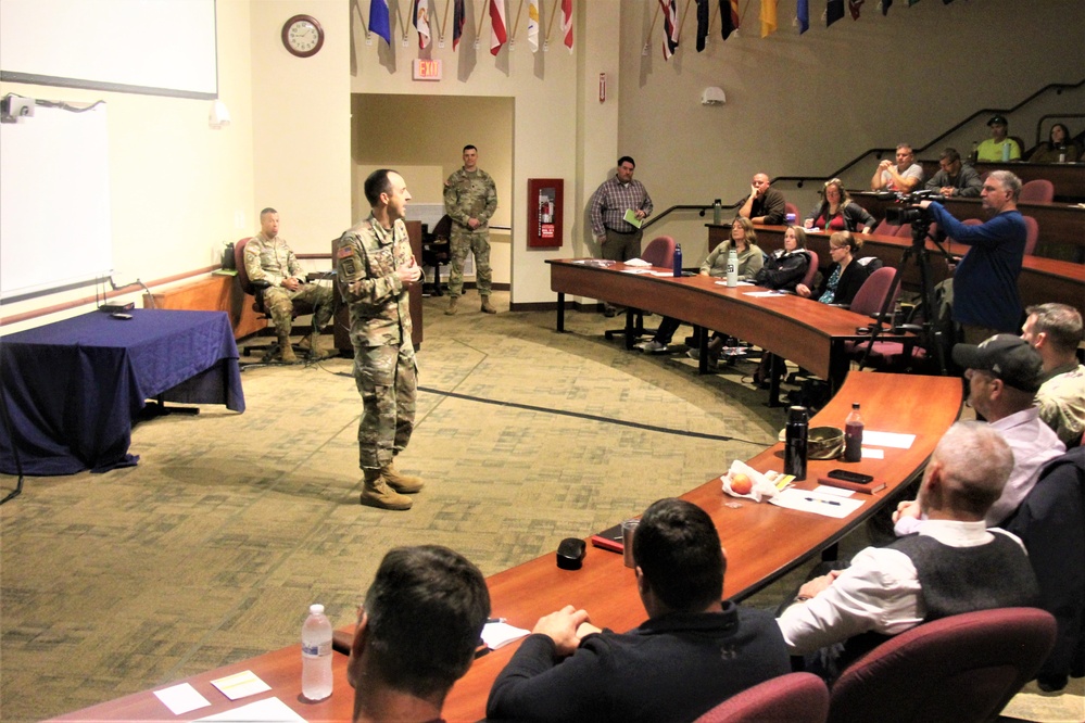 Fort McCoy Garrison leaders hold October 2023 town hall meeting with workforce