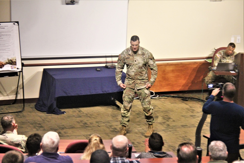 Fort McCoy Garrison leaders hold October 2023 town hall meeting with workforce