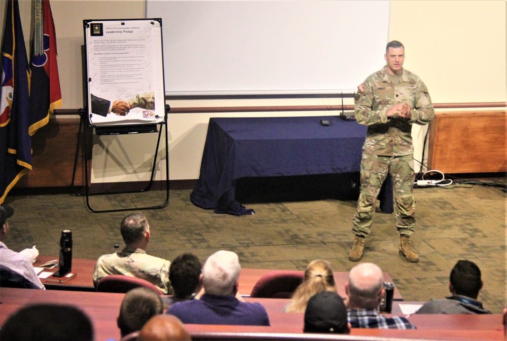 Fort McCoy Garrison leaders hold October 2023 town hall meeting with workforce