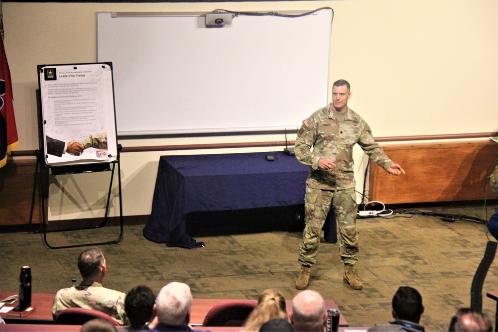 Fort McCoy Garrison leaders hold October 2023 town hall meeting with workforce