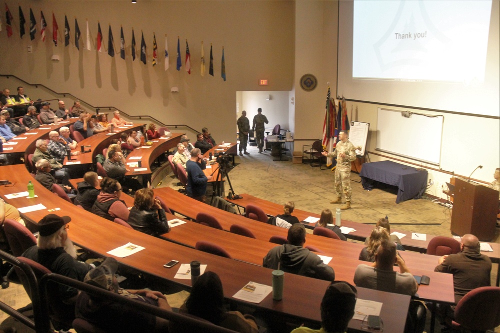 Fort McCoy Garrison leaders hold October 2023 town hall meeting with workforce