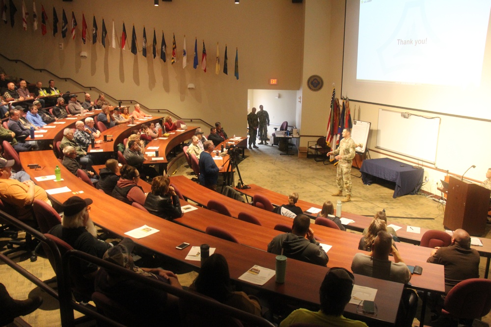 Fort McCoy Garrison leaders hold October 2023 town hall meeting with workforce