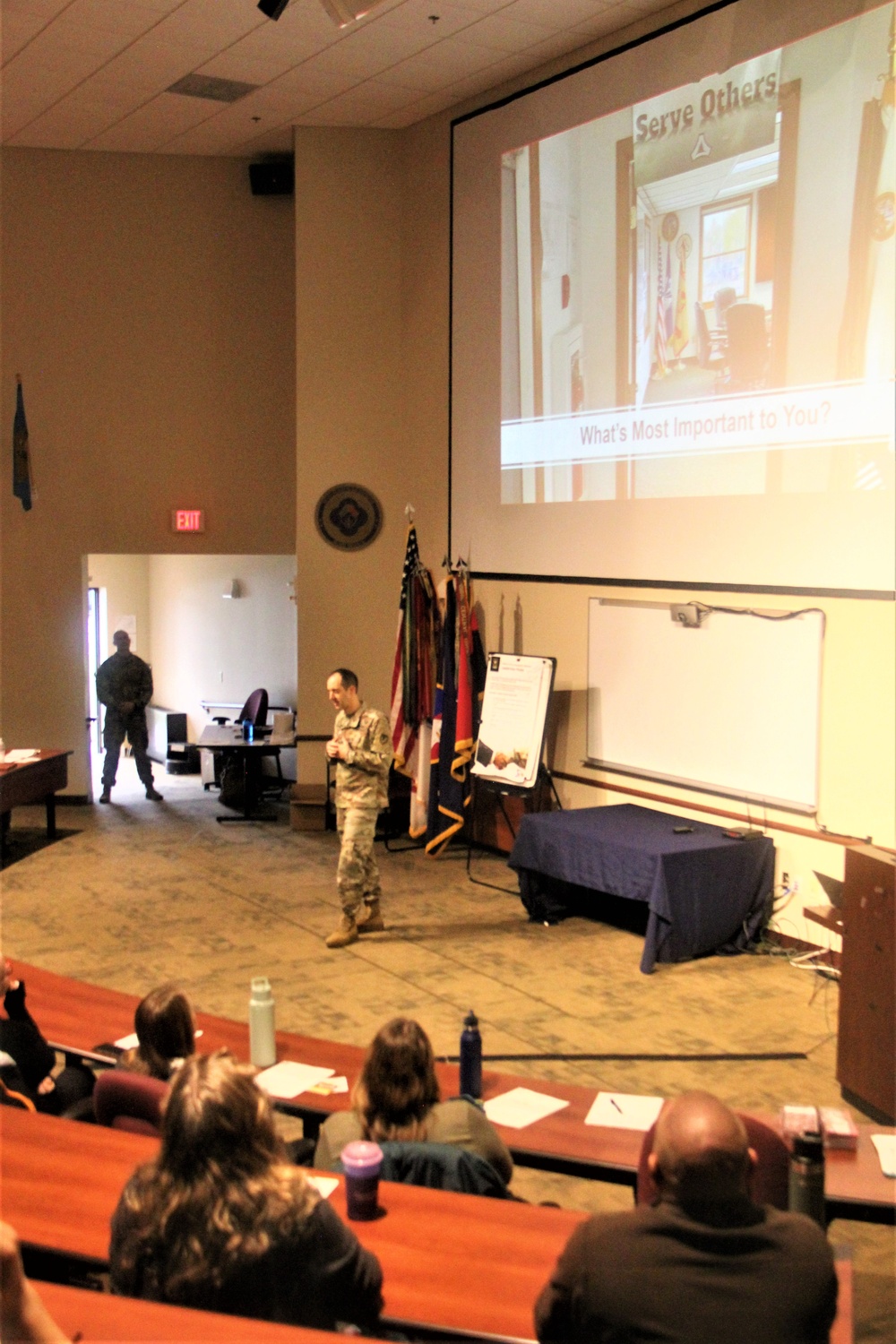 Fort McCoy Garrison leaders hold October 2023 town hall meeting with workforce