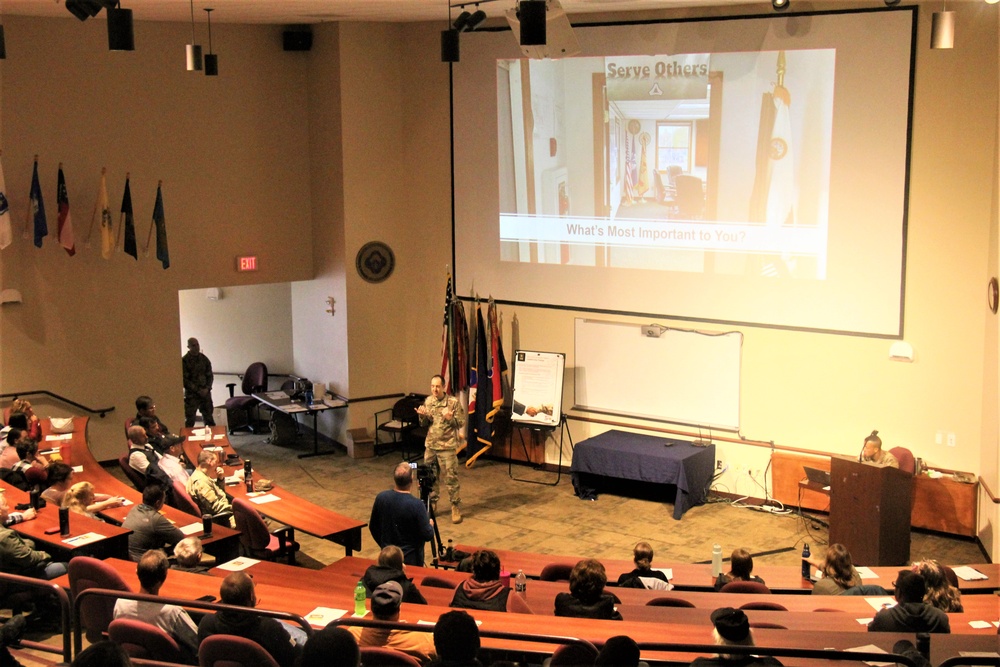 Fort McCoy Garrison leaders hold October 2023 town hall meeting with workforce