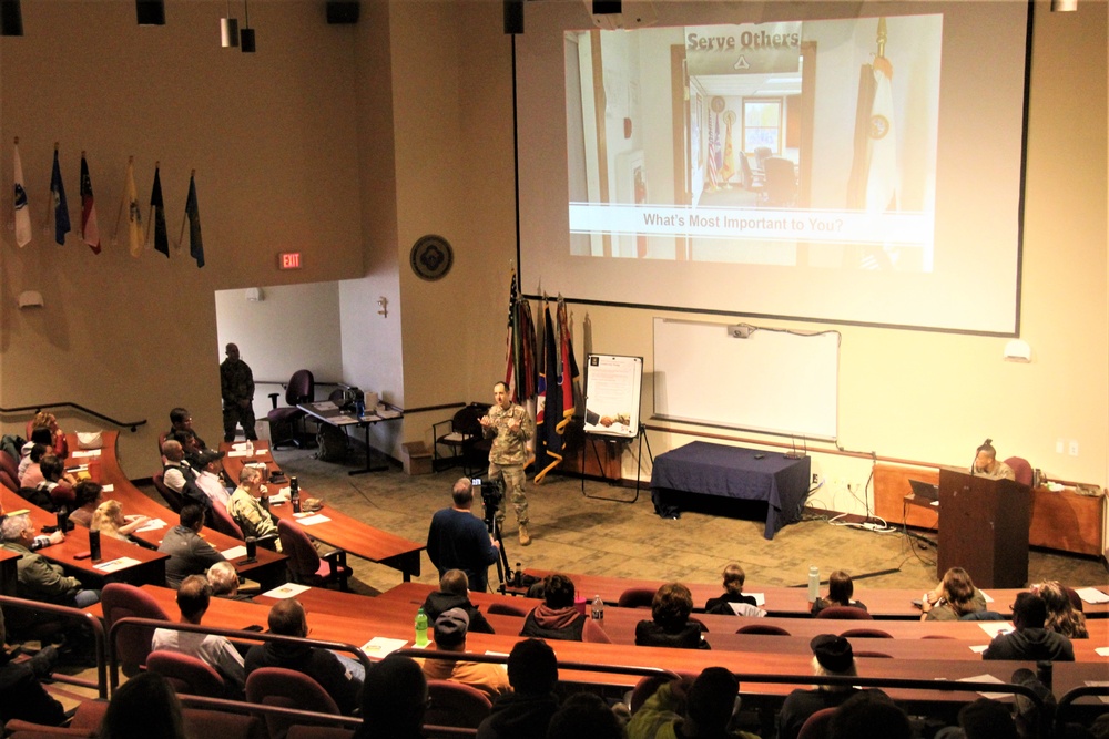 Fort McCoy Garrison leaders hold October 2023 town hall meeting with workforce