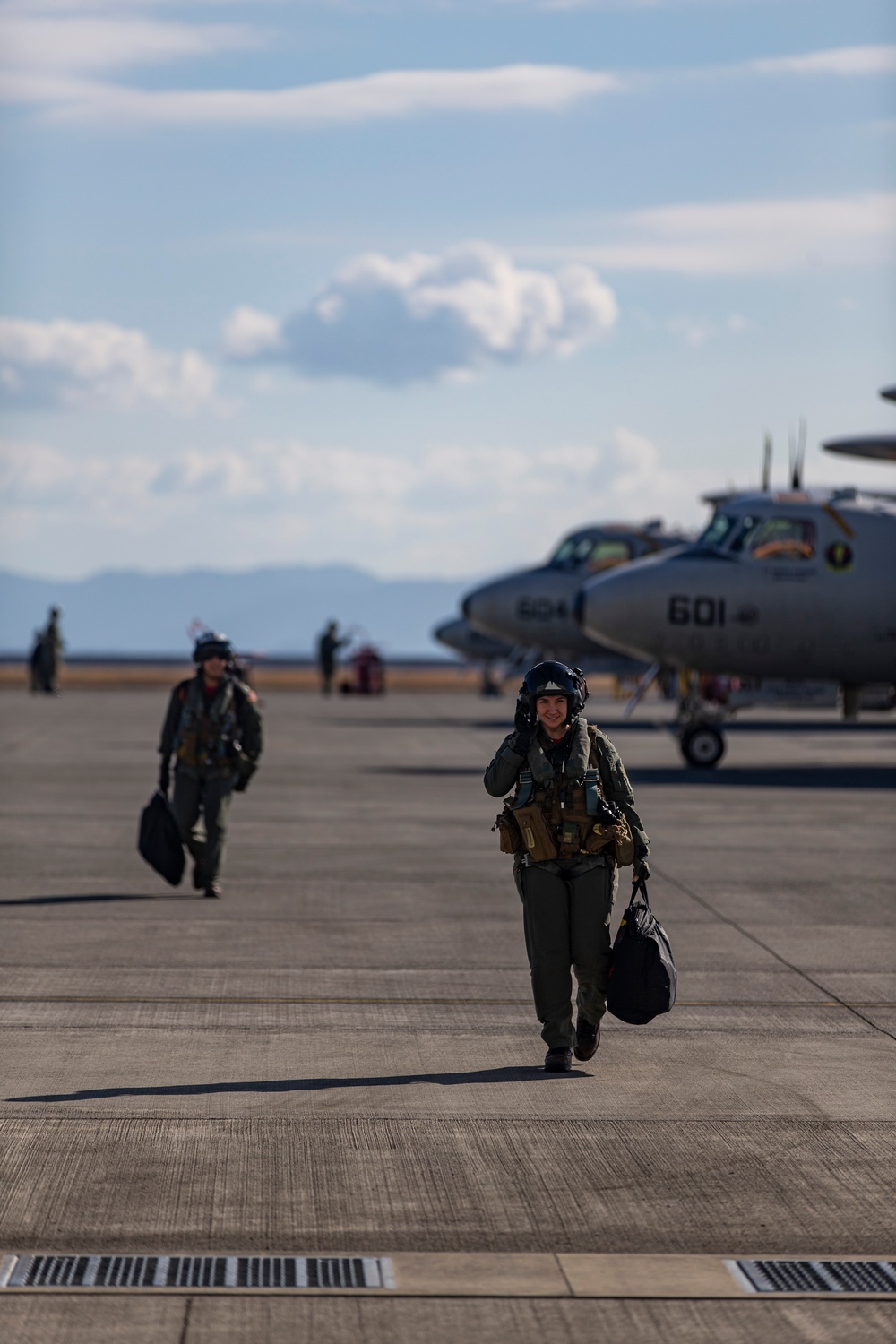 Home at Last: Pilots with CVW-5 return to Marine Corps Air Station Iwakuni