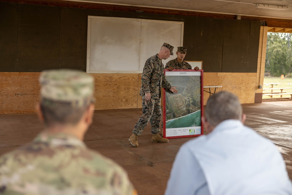 Progress through Partnership: The Hawaii Military Affairs Council Visits Pu'uloa Range Training Facility