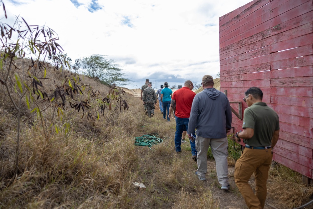 Progress through Partnership: The Hawaii Military Affairs Council Visits Pu'uloa Range Training Facility