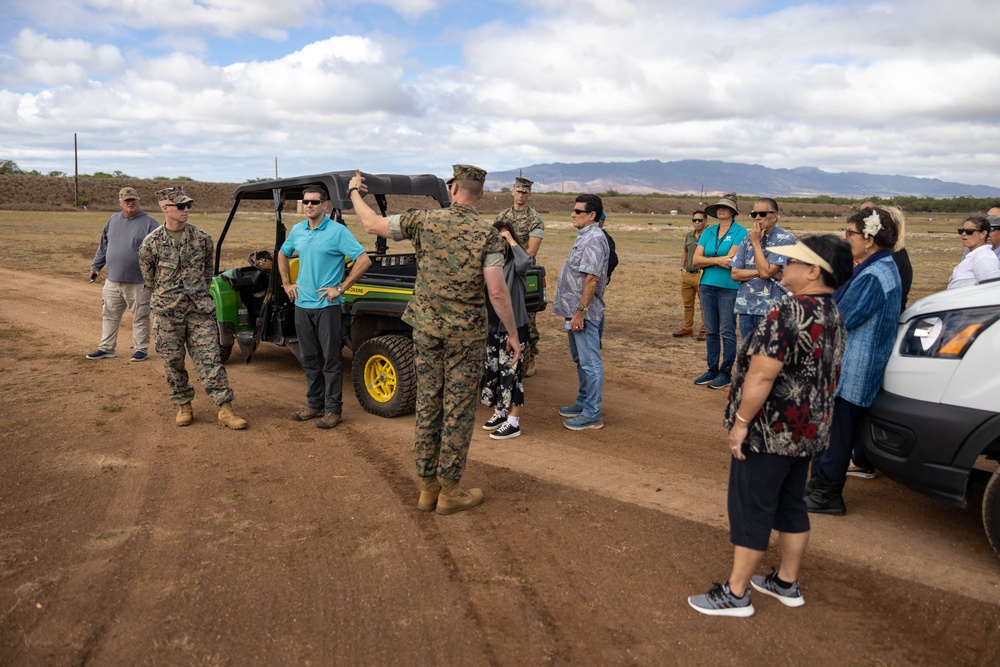 Progress through Partnership: The Hawaii Military Affairs Council Visits Pu'uloa Range Training Facility