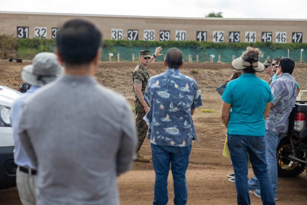 Progress through Partnership: The Hawaii Military Affairs Council Visits Pu'uloa Range Training Facility