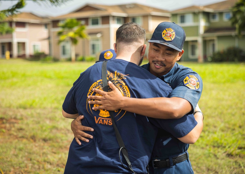 Hawaii Federal Fire Department Life Saving Actions