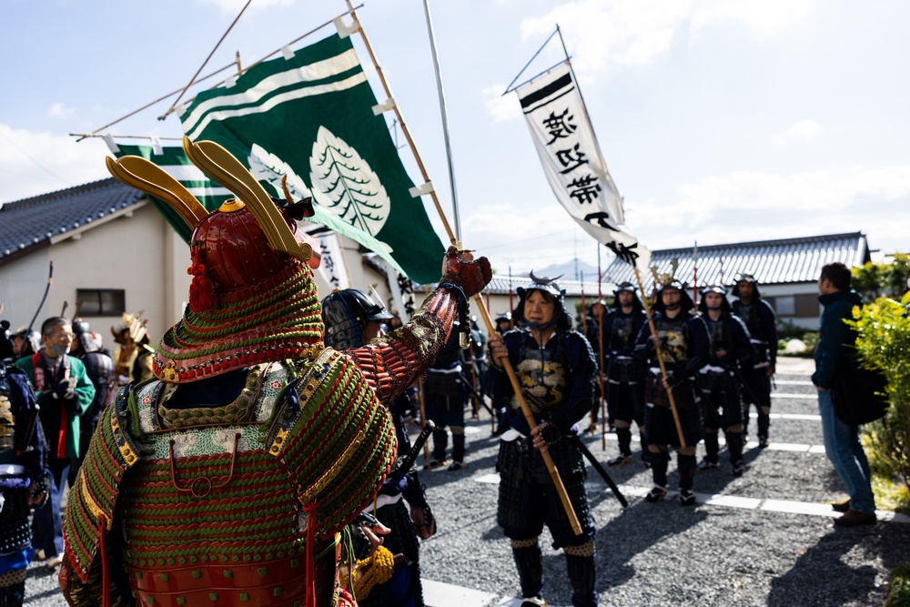 Fight For Faith: U.S. service members and Japanese citizens participate in Kuragake Castle Festival